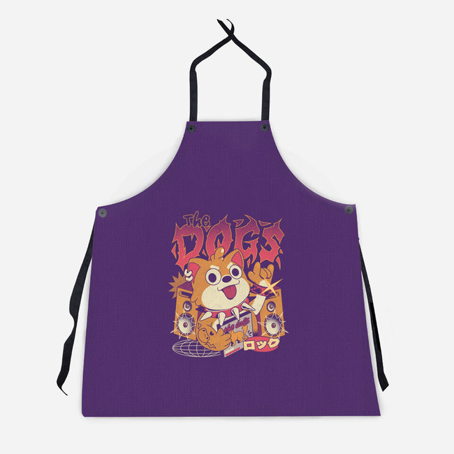 The Dogs-Unisex-Kitchen-Apron-ilustrata