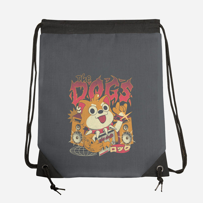 The Dogs-None-Drawstring-Bag-ilustrata