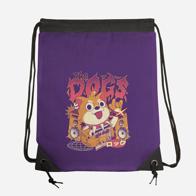 The Dogs-None-Drawstring-Bag-ilustrata