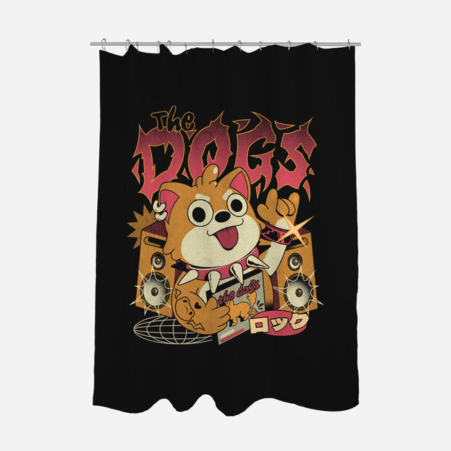 The Dogs-None-Polyester-Shower Curtain-ilustrata