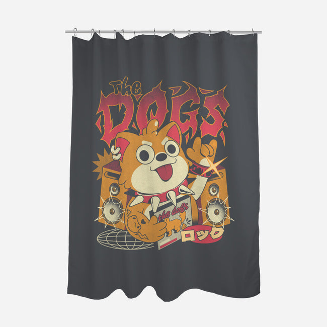 The Dogs-None-Polyester-Shower Curtain-ilustrata