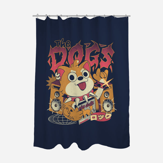 The Dogs-None-Polyester-Shower Curtain-ilustrata