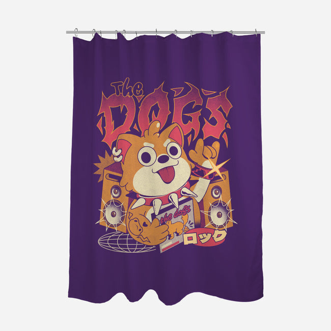 The Dogs-None-Polyester-Shower Curtain-ilustrata