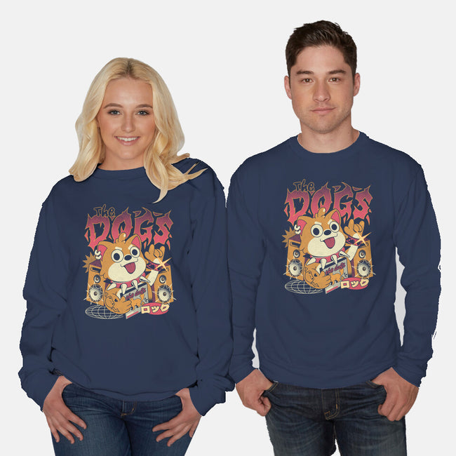 The Dogs-Unisex-Crew Neck-Sweatshirt-ilustrata