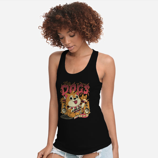 The Dogs-Womens-Racerback-Tank-ilustrata