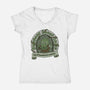 Support Local Cults-Womens-V-Neck-Tee-Loobs