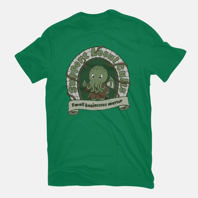 Support Local Cults-Womens-Fitted-Tee-Loobs