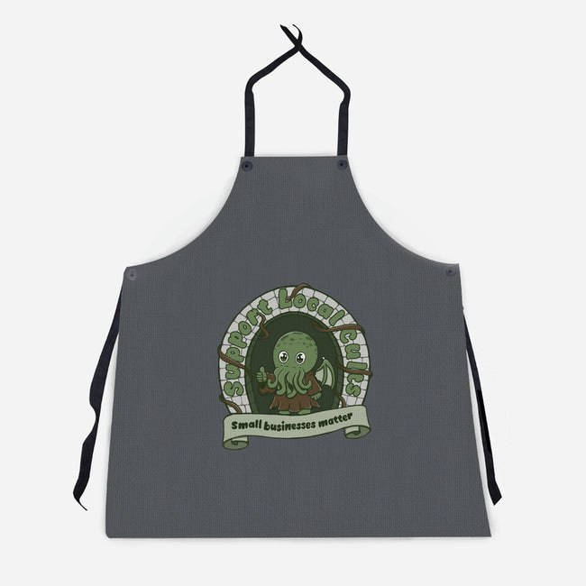 Support Local Cults-Unisex-Kitchen-Apron-Loobs