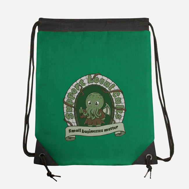 Support Local Cults-None-Drawstring-Bag-Loobs