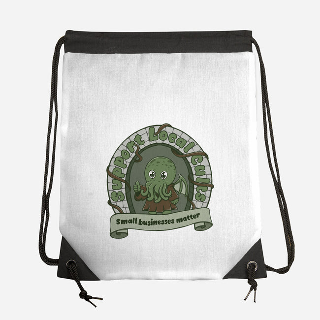 Support Local Cults-None-Drawstring-Bag-Loobs