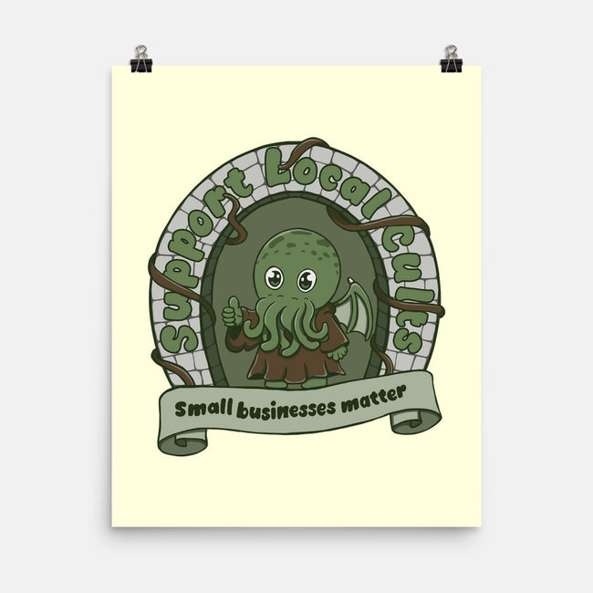 Support Local Cults-None-Matte-Poster-Loobs