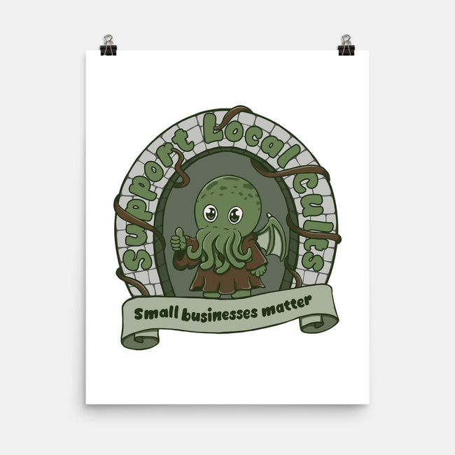 Support Local Cults-None-Matte-Poster-Loobs