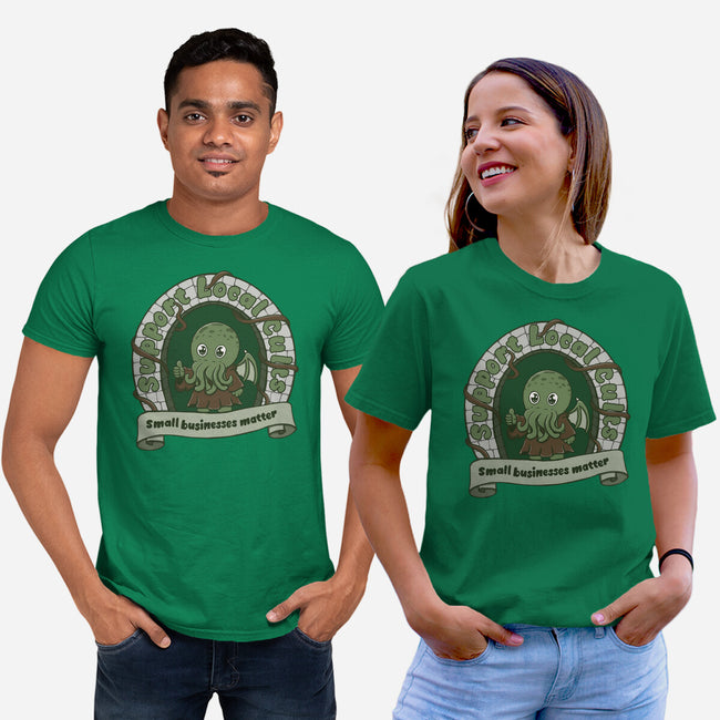 Support Local Cults-Unisex-Basic-Tee-Loobs