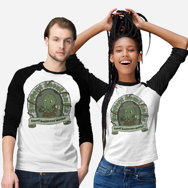 Support Local Cults-Unisex-Baseball-Tee-Loobs