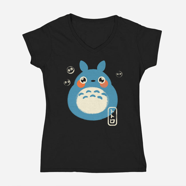 My Cute Neighbor-Womens-V-Neck-Tee-studiolumlum