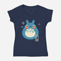 My Cute Neighbor-Womens-V-Neck-Tee-studiolumlum