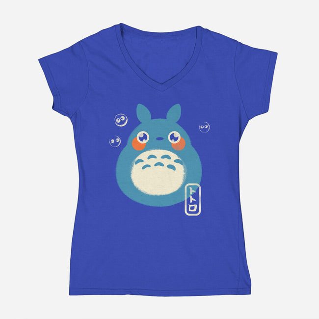 My Cute Neighbor-Womens-V-Neck-Tee-studiolumlum