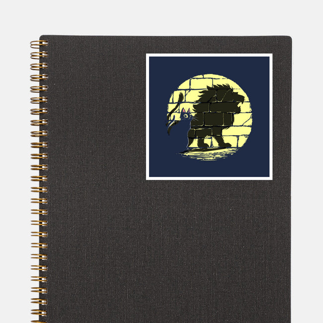 I Am A Lion-None-Glossy-Sticker-zascanauta