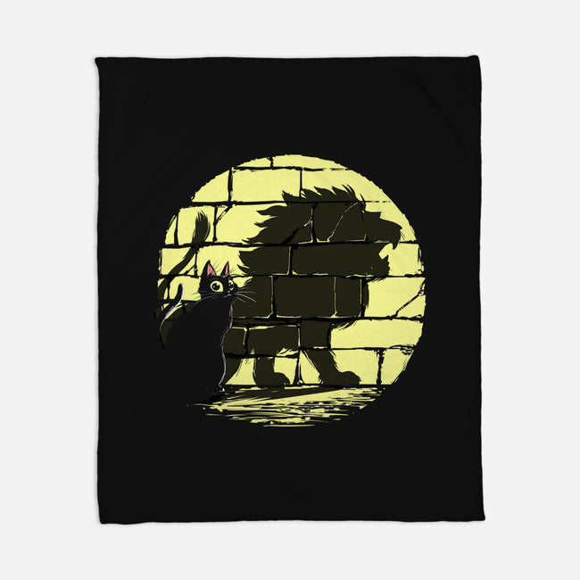 I Am A Lion-None-Fleece-Blanket-zascanauta