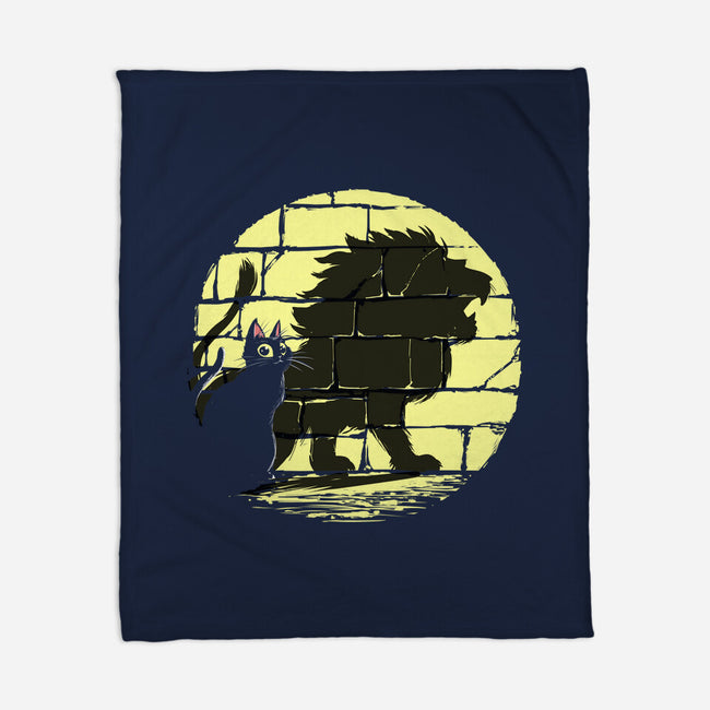 I Am A Lion-None-Fleece-Blanket-zascanauta
