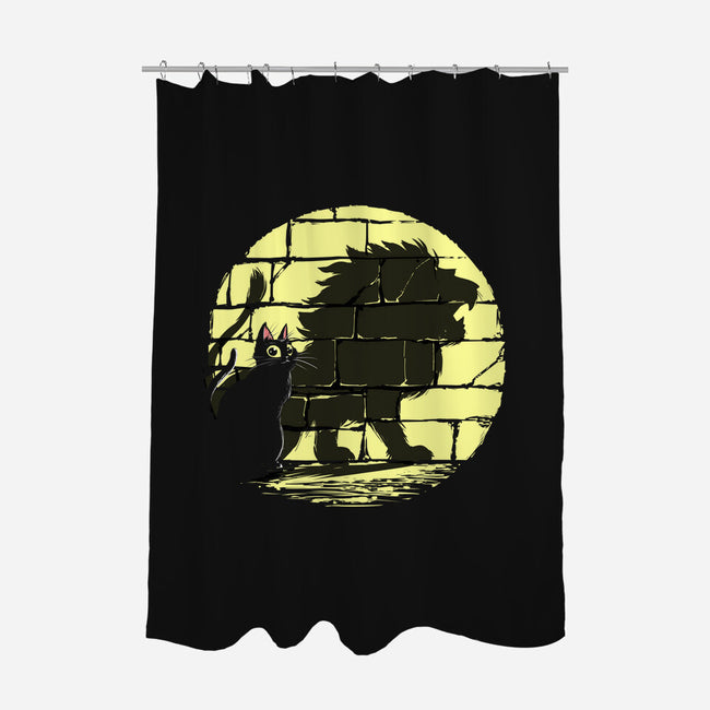 I Am A Lion-None-Polyester-Shower Curtain-zascanauta