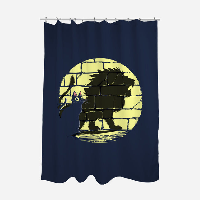 I Am A Lion-None-Polyester-Shower Curtain-zascanauta