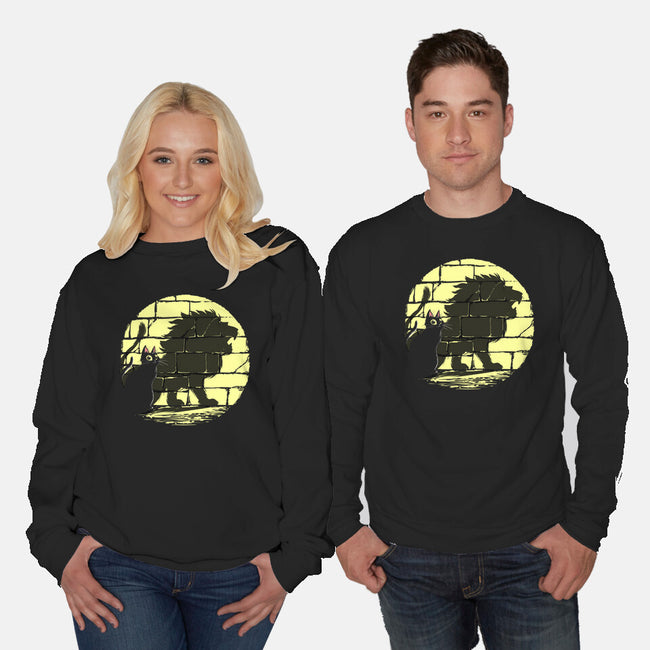 I Am A Lion-Unisex-Crew Neck-Sweatshirt-zascanauta