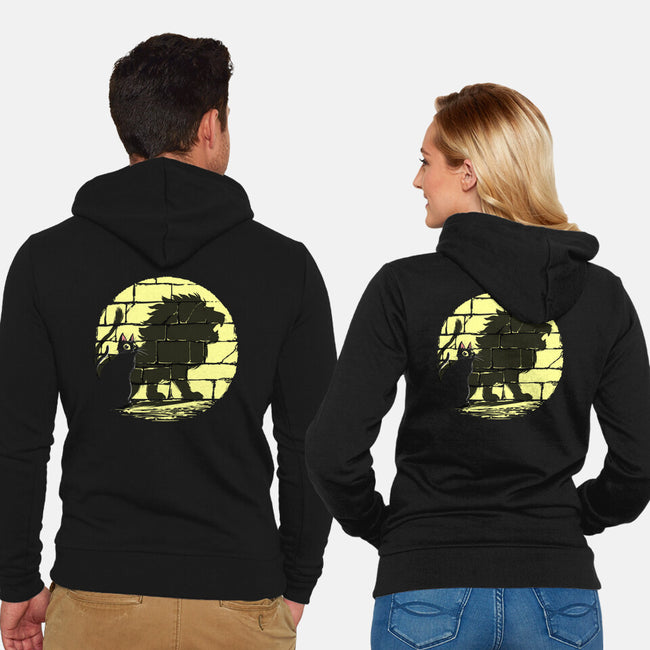 I Am A Lion-Unisex-Zip-Up-Sweatshirt-zascanauta