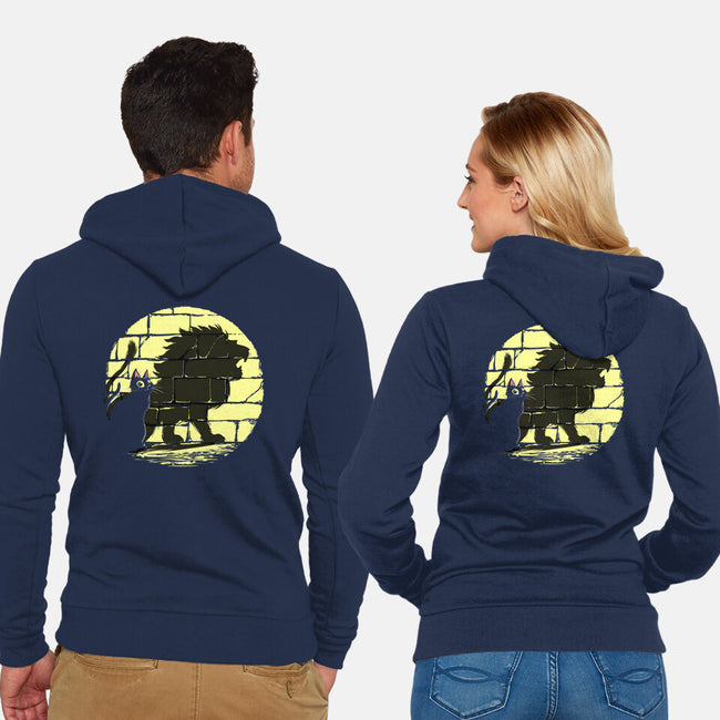 I Am A Lion-Unisex-Zip-Up-Sweatshirt-zascanauta