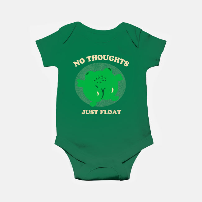 No Thoughts Just Float-Baby-Basic-Onesie-studiolumlum