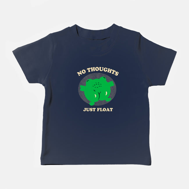 No Thoughts Just Float-Baby-Basic-Tee-studiolumlum