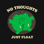 No Thoughts Just Float-None-Glossy-Sticker-studiolumlum