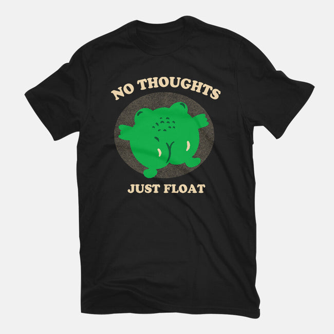 No Thoughts Just Float-Womens-Basic-Tee-studiolumlum