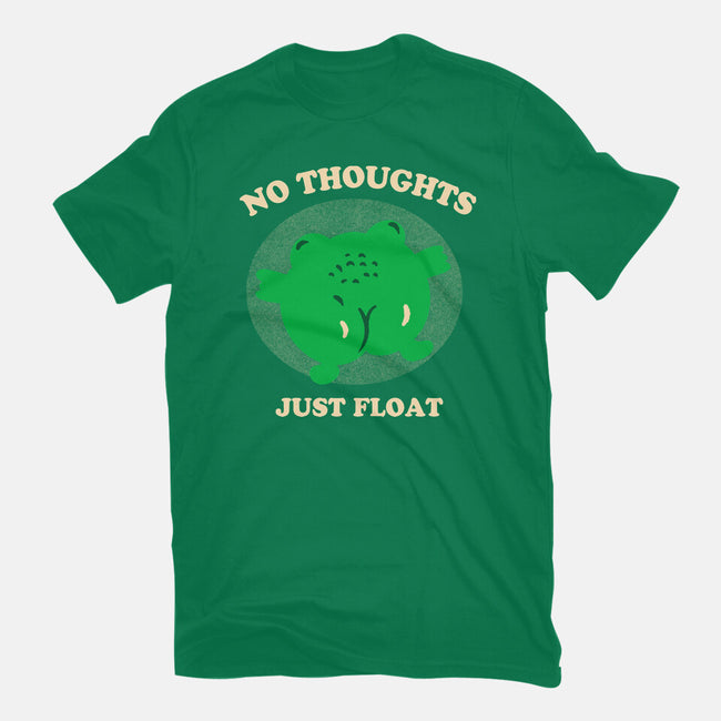 No Thoughts Just Float-Mens-Heavyweight-Tee-studiolumlum