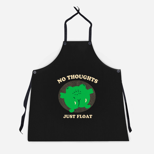 No Thoughts Just Float-Unisex-Kitchen-Apron-studiolumlum