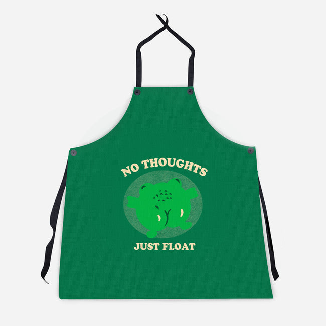 No Thoughts Just Float-Unisex-Kitchen-Apron-studiolumlum