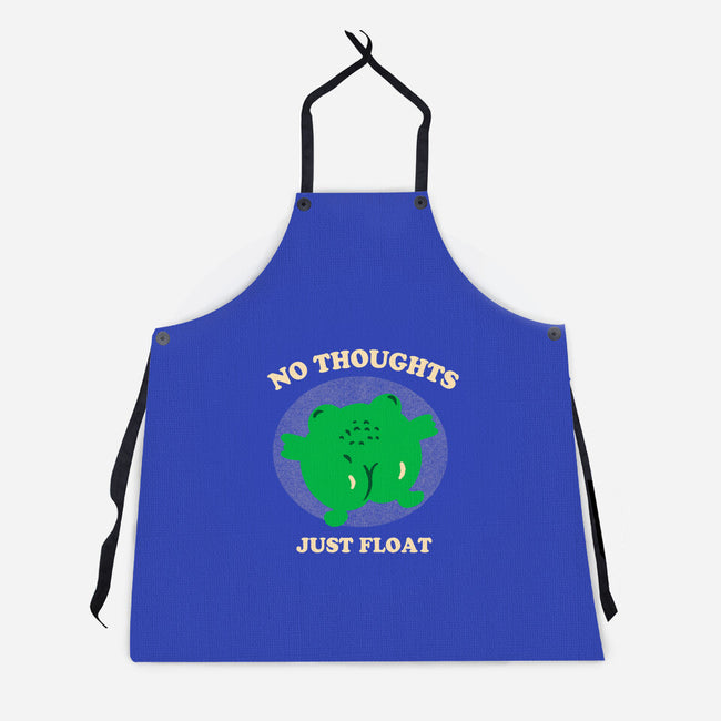 No Thoughts Just Float-Unisex-Kitchen-Apron-studiolumlum