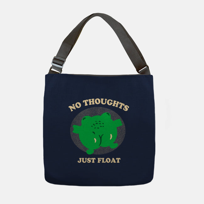 No Thoughts Just Float-None-Adjustable Tote-Bag-studiolumlum