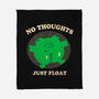 No Thoughts Just Float-None-Fleece-Blanket-studiolumlum