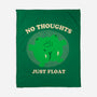 No Thoughts Just Float-None-Fleece-Blanket-studiolumlum