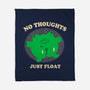 No Thoughts Just Float-None-Fleece-Blanket-studiolumlum