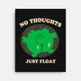 No Thoughts Just Float-None-Stretched-Canvas-studiolumlum