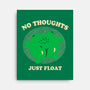 No Thoughts Just Float-None-Stretched-Canvas-studiolumlum