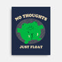 No Thoughts Just Float-None-Stretched-Canvas-studiolumlum