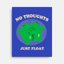 No Thoughts Just Float-None-Stretched-Canvas-studiolumlum