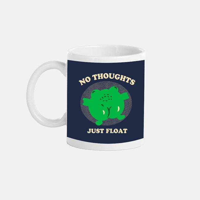 No Thoughts Just Float-None-Mug-Drinkware-studiolumlum