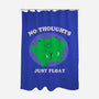 No Thoughts Just Float-None-Polyester-Shower Curtain-studiolumlum