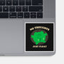 No Thoughts Just Float-None-Glossy-Sticker-studiolumlum