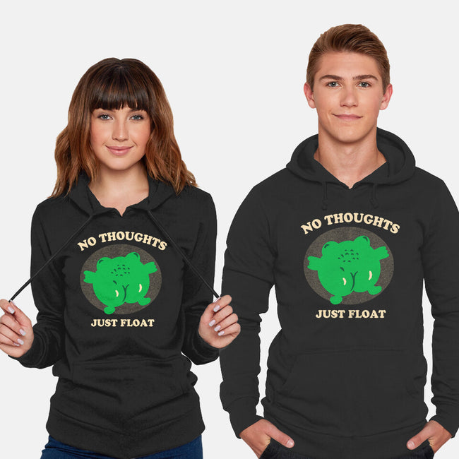 No Thoughts Just Float-Unisex-Pullover-Sweatshirt-studiolumlum