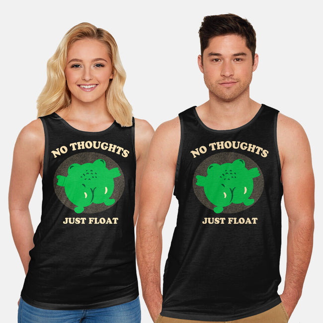 No Thoughts Just Float-Unisex-Basic-Tank-studiolumlum